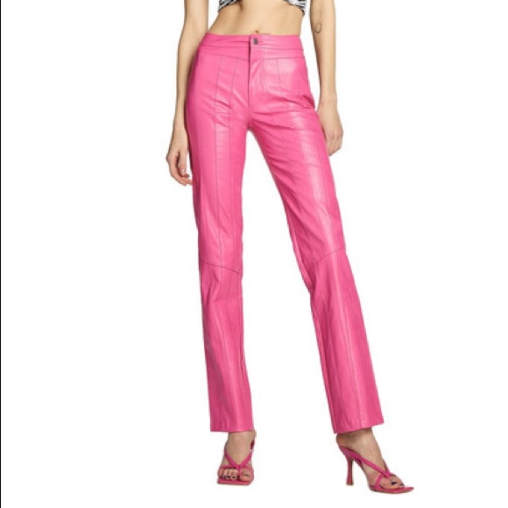 IAMGIA pink leather pants